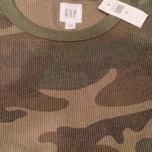 Mens Gap Camo Henley